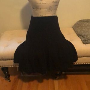 Leifsdottir Black Sweater Skirt
